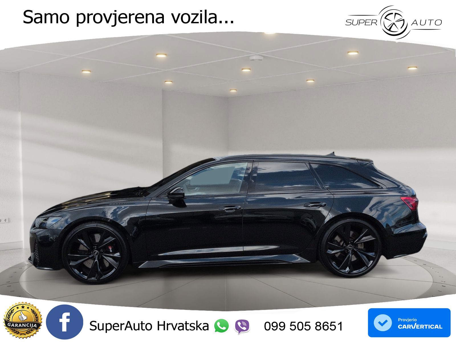 Audi RS6 Avant 4.0 TFSI V8 performance (630 KS)  quattro tiptronic LED+GR SJED+ACC