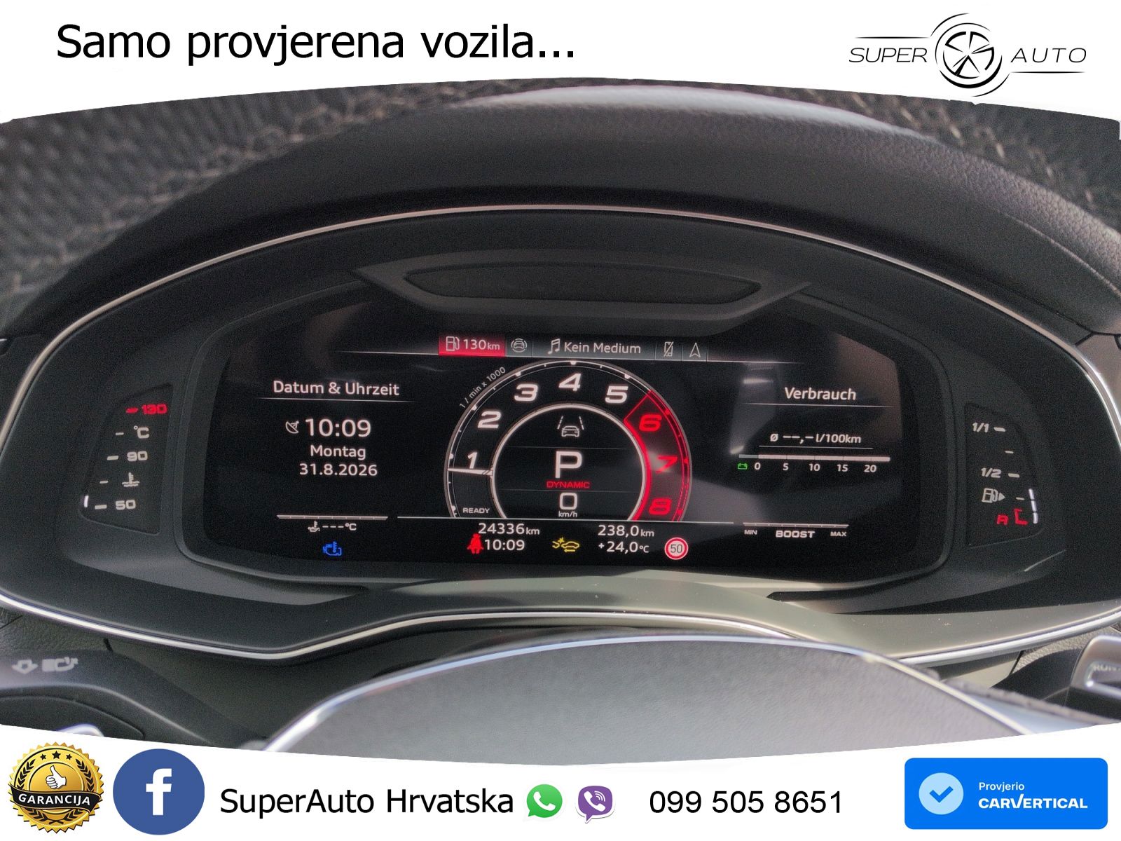 Audi RS6 Avant 4.0 TFSI V8 performance (630 KS)  quattro tiptronic LED+GR SJED+ACC