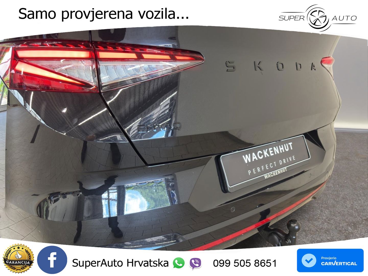 Škoda Enyaq iV RS 82 kWh (340 KS) AWD Suite LED+ACC