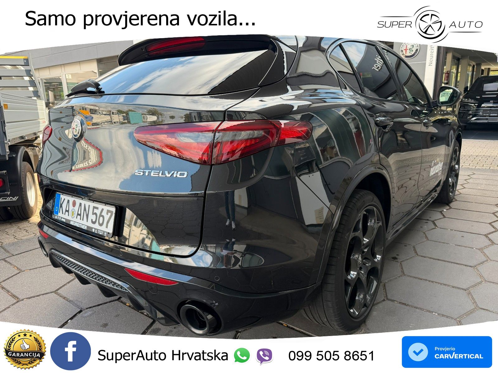 Alfa Romeo Stelvio 2.2 MultiJet II (210 KS) Q4 Automatic LED+GR SJED+ACC