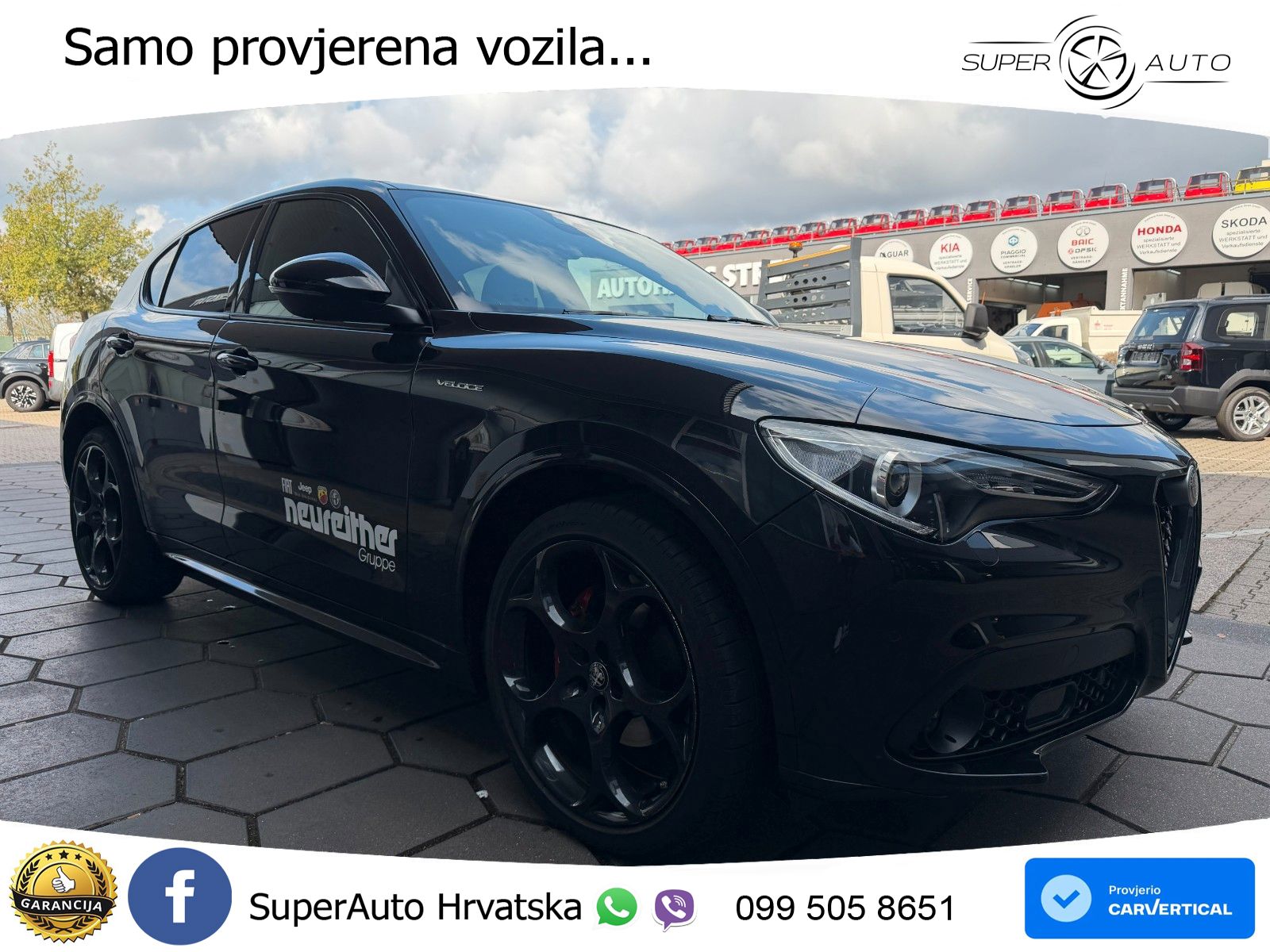 Alfa Romeo Stelvio 2.2 MultiJet II (210 KS) Q4 Automatic LED+GR SJED+ACC