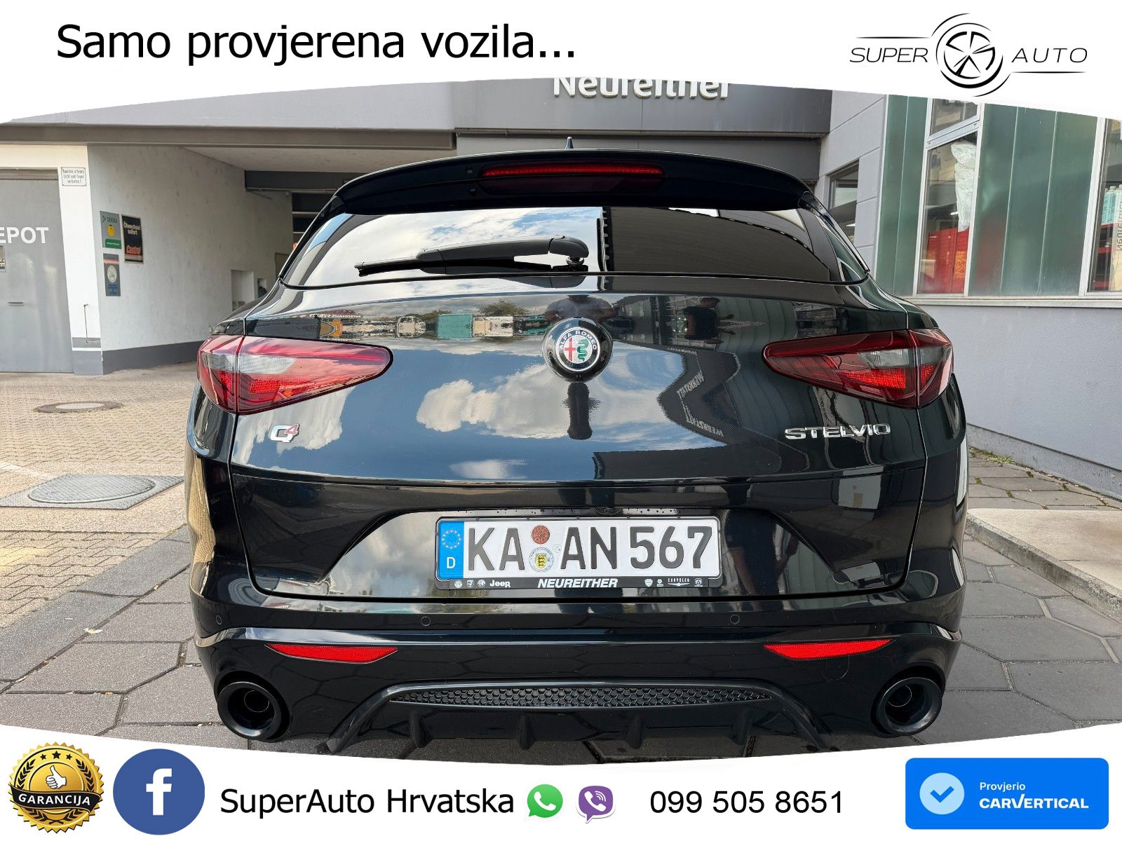 Alfa Romeo Stelvio 2.2 MultiJet II (210 KS) Q4 Automatic LED+GR SJED+ACC