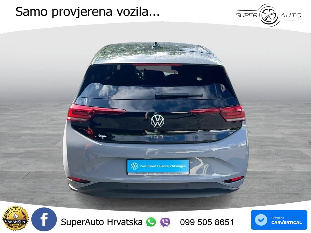 Volkswagen ID.3 Pro 62 kWh (204 KS) LED+GR SJED+ACC
