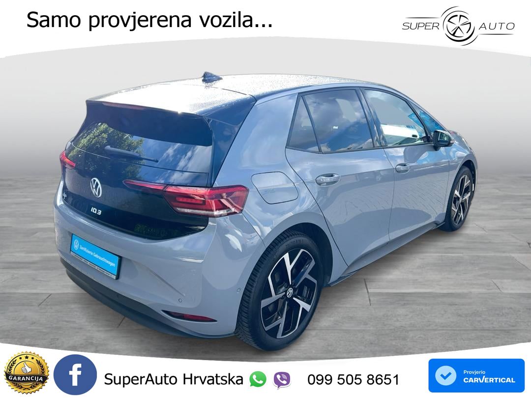 Volkswagen ID.3 Pro 62 kWh (204 KS) LED+GR SJED+ACC