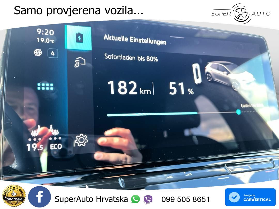 Volkswagen ID.3 Pro 62 kWh (204 KS) LED+GR SJED+ACC