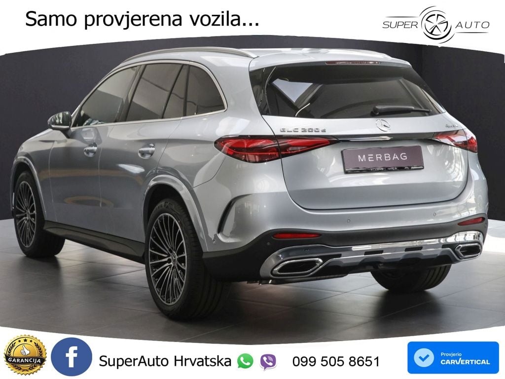 Mercedes GLC 200d (163 KS) 4MATIC 9G-TRONIC ACC+GR SJED+360+PANO