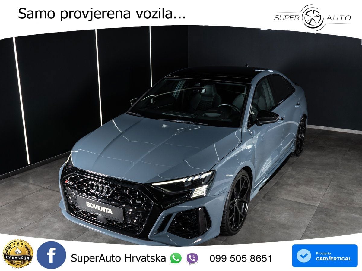 Audi RS3 Sedan 2.5 TFSI (400 KS) quattro S tronic LED+GR SJED+ACC