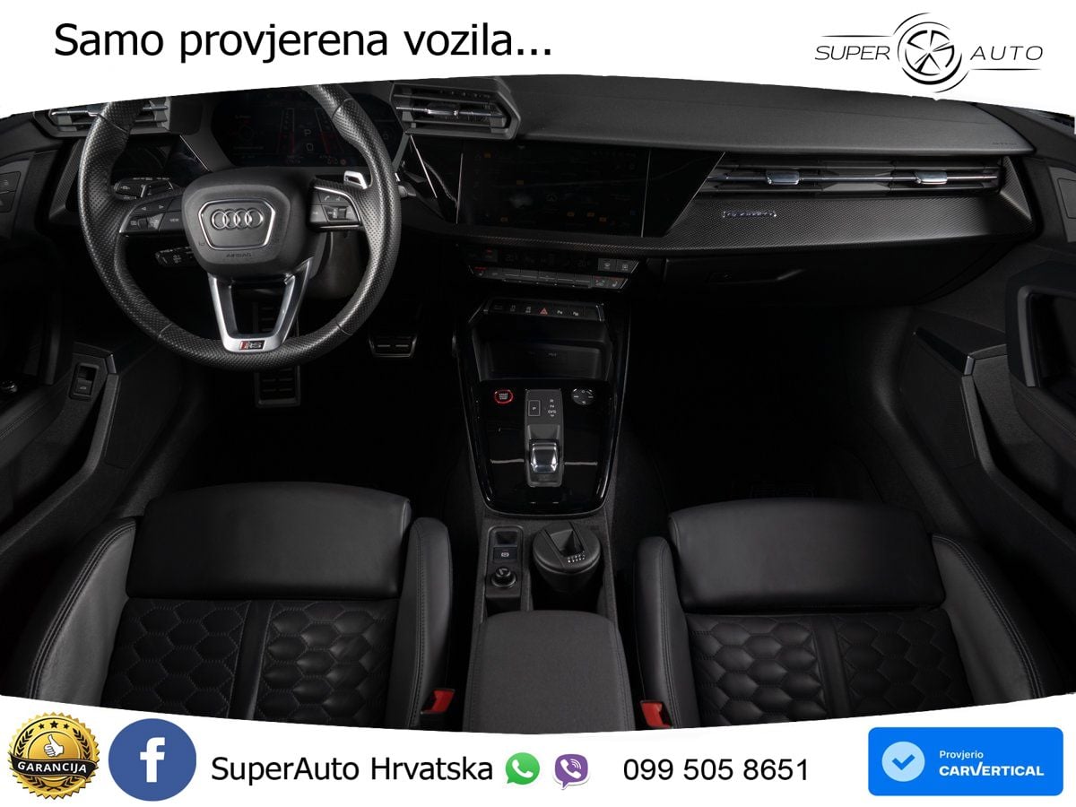 Audi RS3 Sedan 2.5 TFSI (400 KS) quattro S tronic LED+GR SJED+ACC