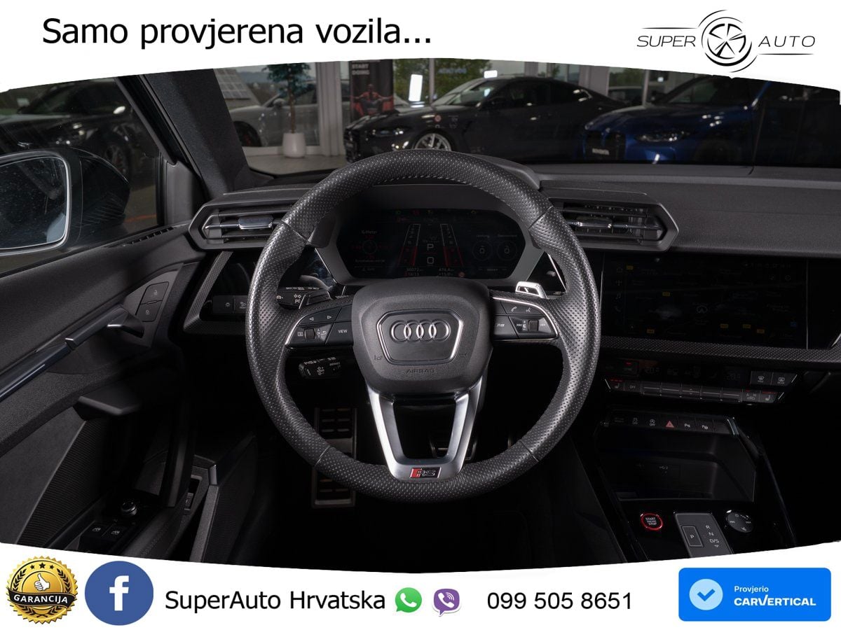 Audi RS3 Sedan 2.5 TFSI (400 KS) quattro S tronic LED+GR SJED+ACC