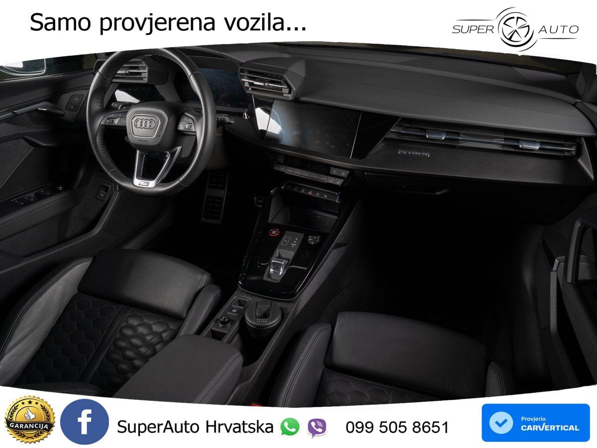 Audi RS3 Sedan 2.5 TFSI (400 KS) quattro S tronic LED+GR SJED+ACC