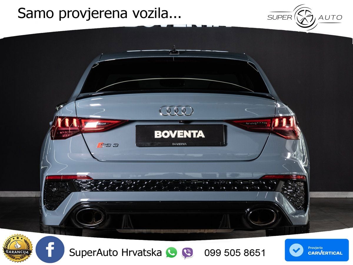Audi RS3 Sedan 2.5 TFSI (400 KS) quattro S tronic LED+GR SJED+ACC