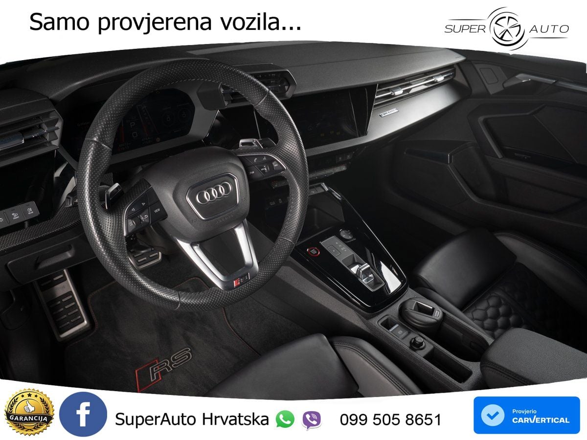 Audi RS3 Sedan 2.5 TFSI (400 KS) quattro S tronic LED+GR SJED+ACC