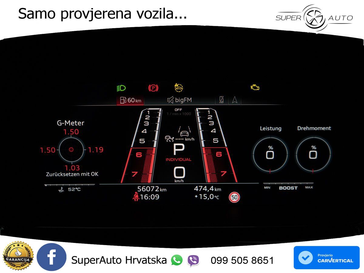 Audi RS3 Sedan 2.5 TFSI (400 KS) quattro S tronic LED+GR SJED+ACC