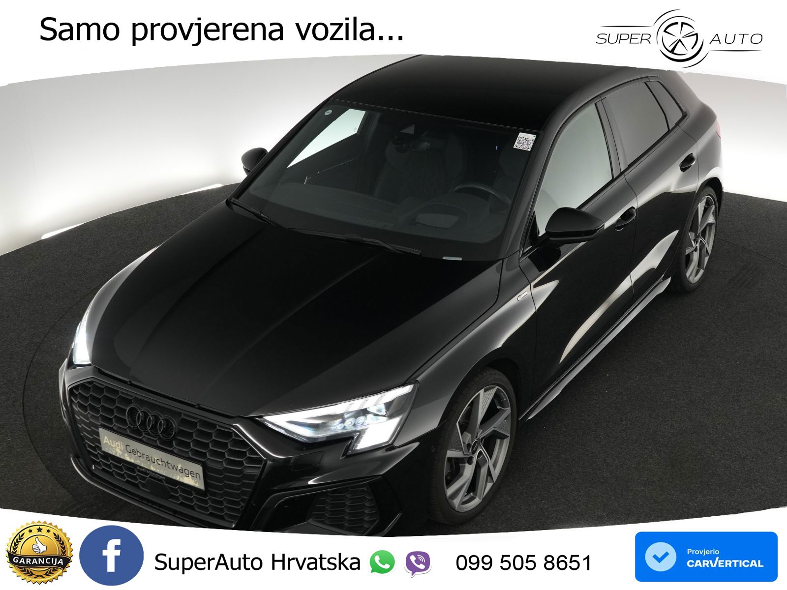 Audi A3 35 TDI (150 KS) S tronic S line MATRIX+GR SJED+KAM