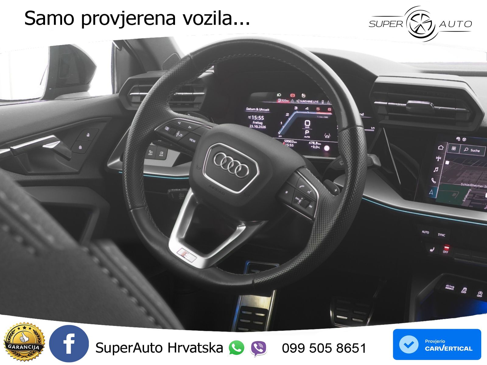 Audi A3 35 TDI (150 KS) S tronic S line MATRIX+GR SJED+KAM