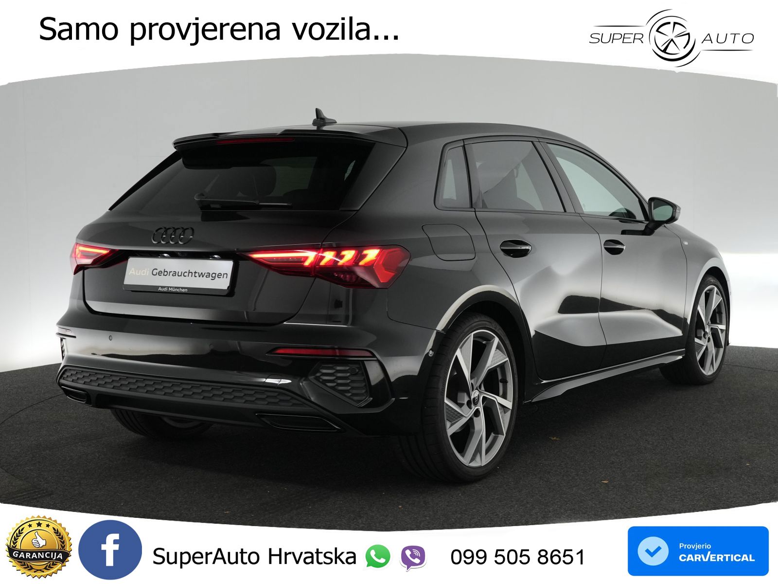 Audi A3 35 TDI (150 KS) S tronic S line MATRIX+GR SJED+KAM
