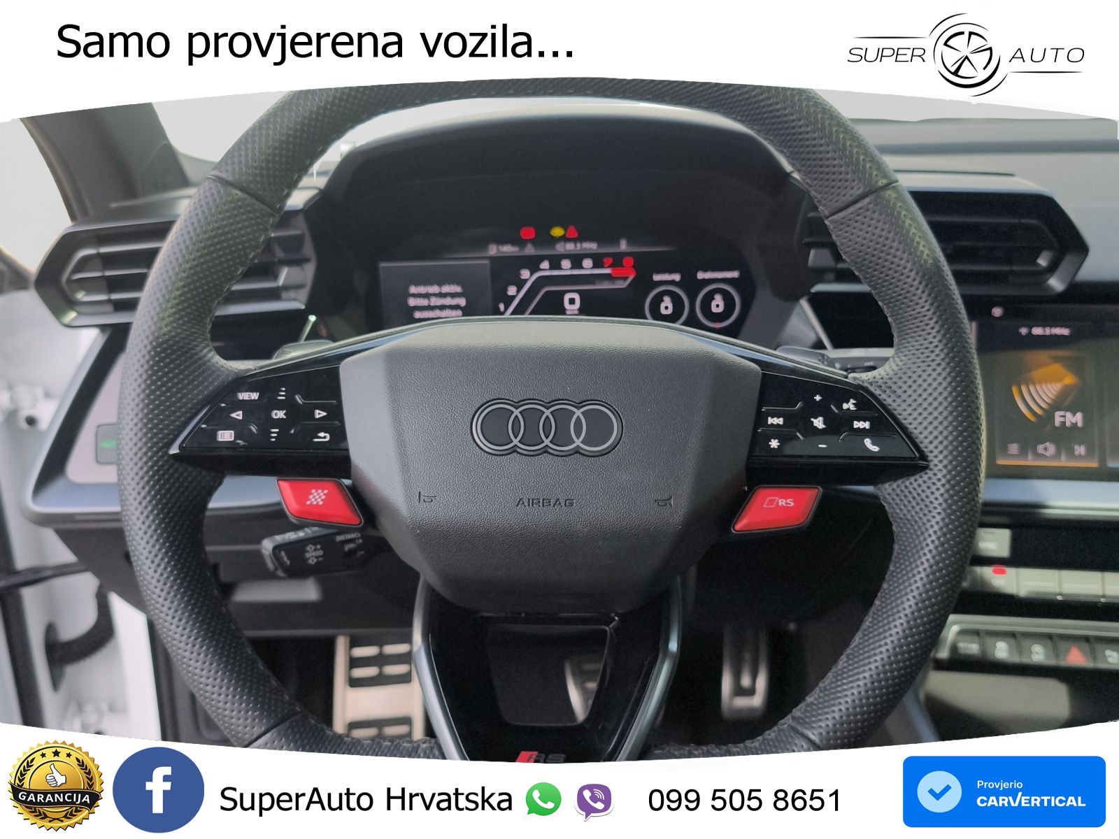 Audi RS3 Sedan 2.5 TFSI (400 KS) quattro S tronic LED+GR SJED+ACC