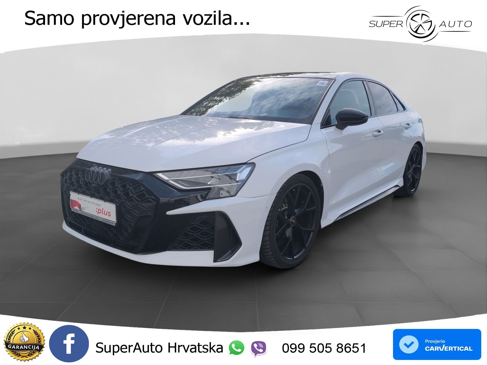 Audi RS3 Sedan 2.5 TFSI (400 KS) quattro S tronic LED+GR SJED+ACC