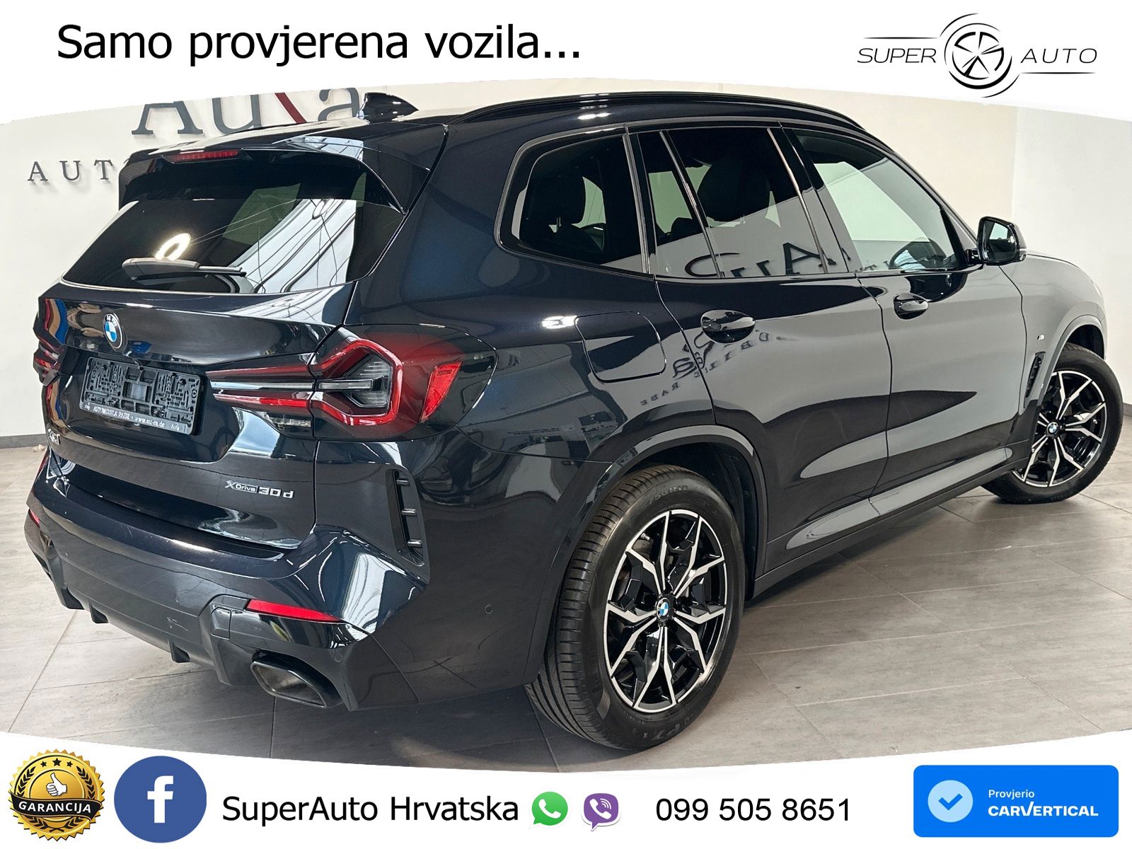 BMW X3 30d xDrive Steptronic M Sport ACC+HEAD+GR SJED+360+PANO