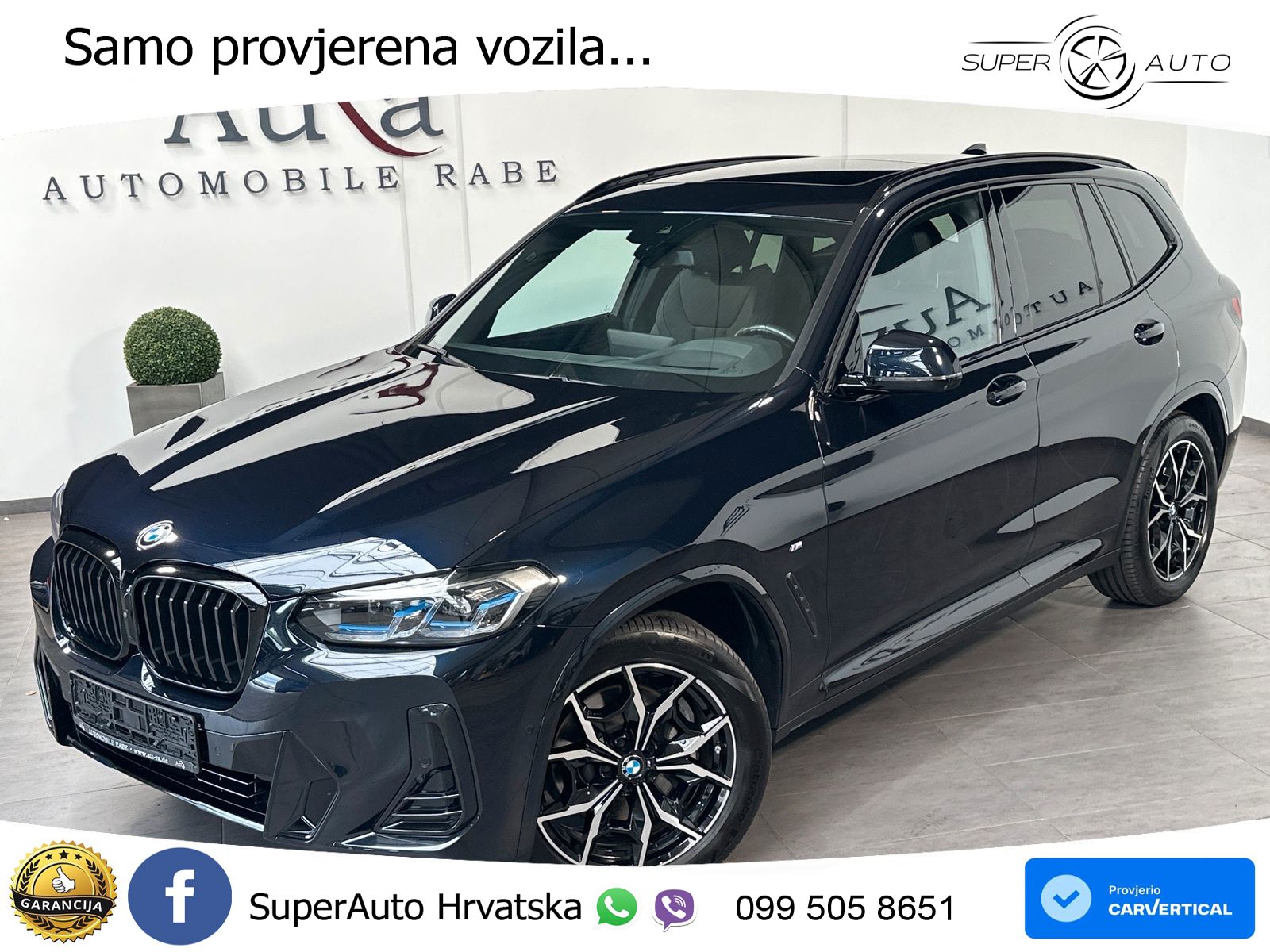 BMW X3 30d xDrive Steptronic M Sport ACC+HEAD+GR SJED+360+PANO