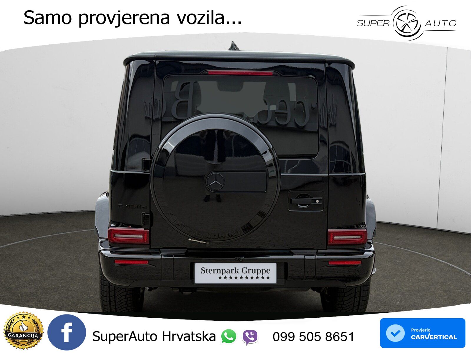 Mercedes G 450d Long (367 KS) 4MATIC 9G-TRONIC AMG LED+GR SJED+ACC