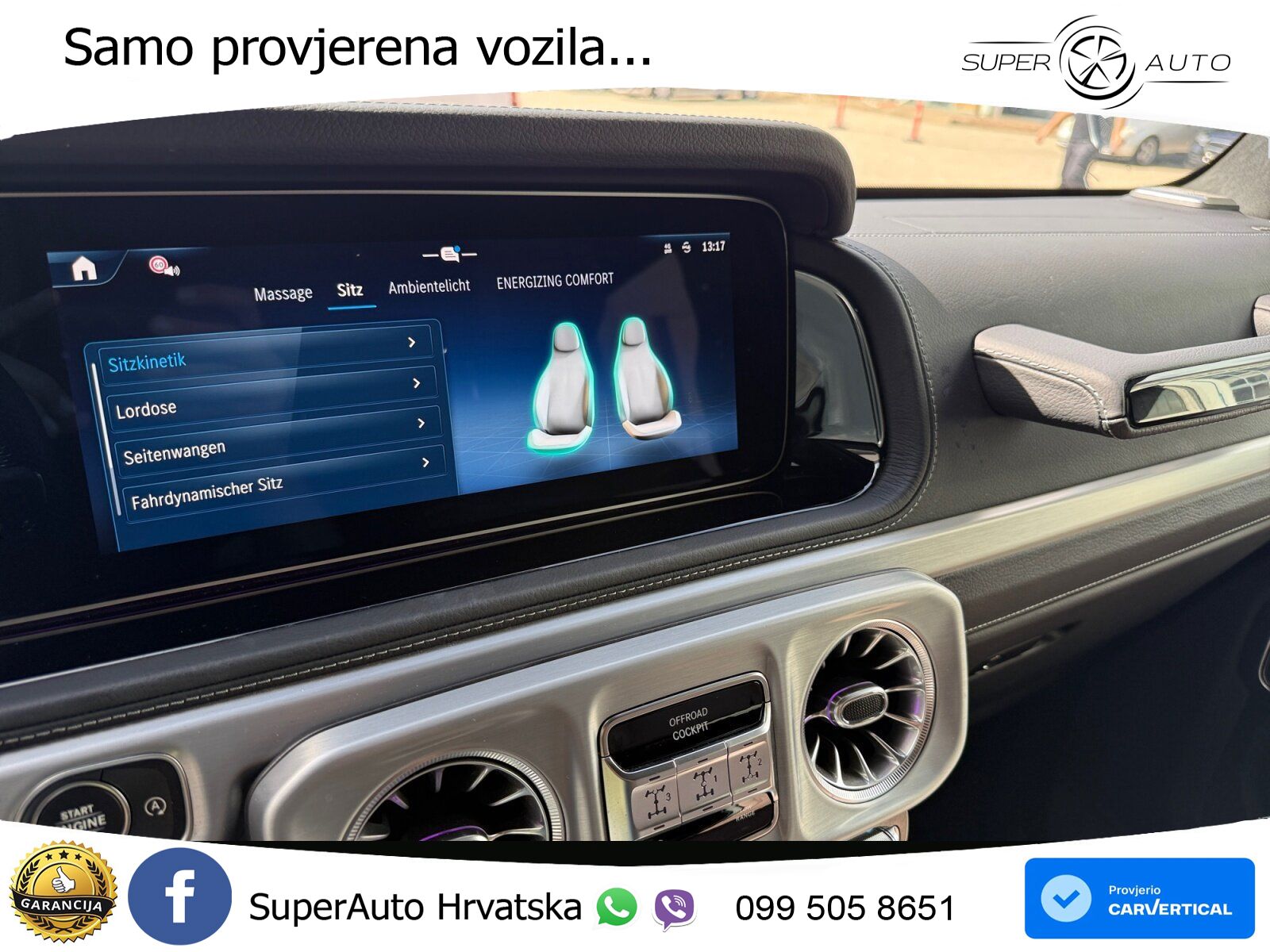 Mercedes G 450d Long (367 KS) 4MATIC 9G-TRONIC AMG LED+GR SJED+ACC