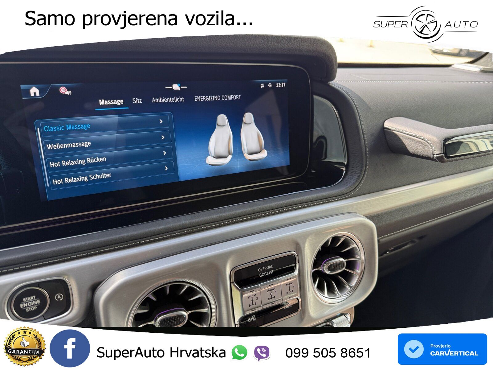 Mercedes G 450d Long (367 KS) 4MATIC 9G-TRONIC AMG LED+GR SJED+ACC