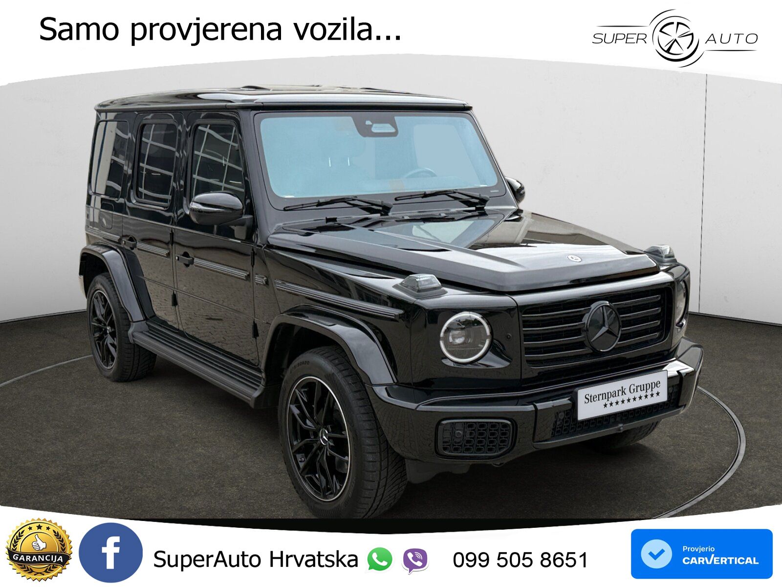 Mercedes G 450d Long (367 KS) 4MATIC 9G-TRONIC AMG LED+GR SJED+ACC