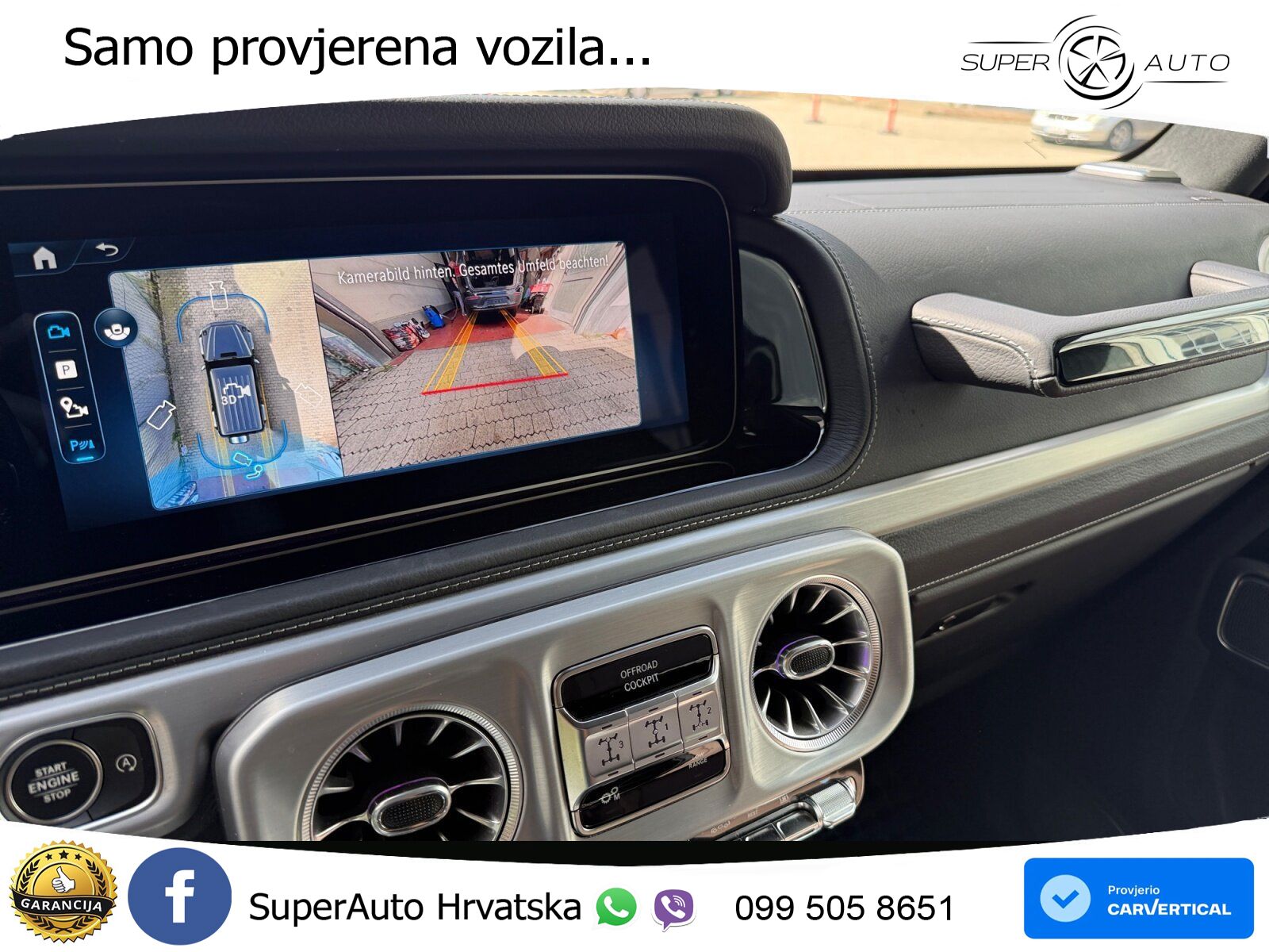 Mercedes G 450d Long (367 KS) 4MATIC 9G-TRONIC AMG LED+GR SJED+ACC
