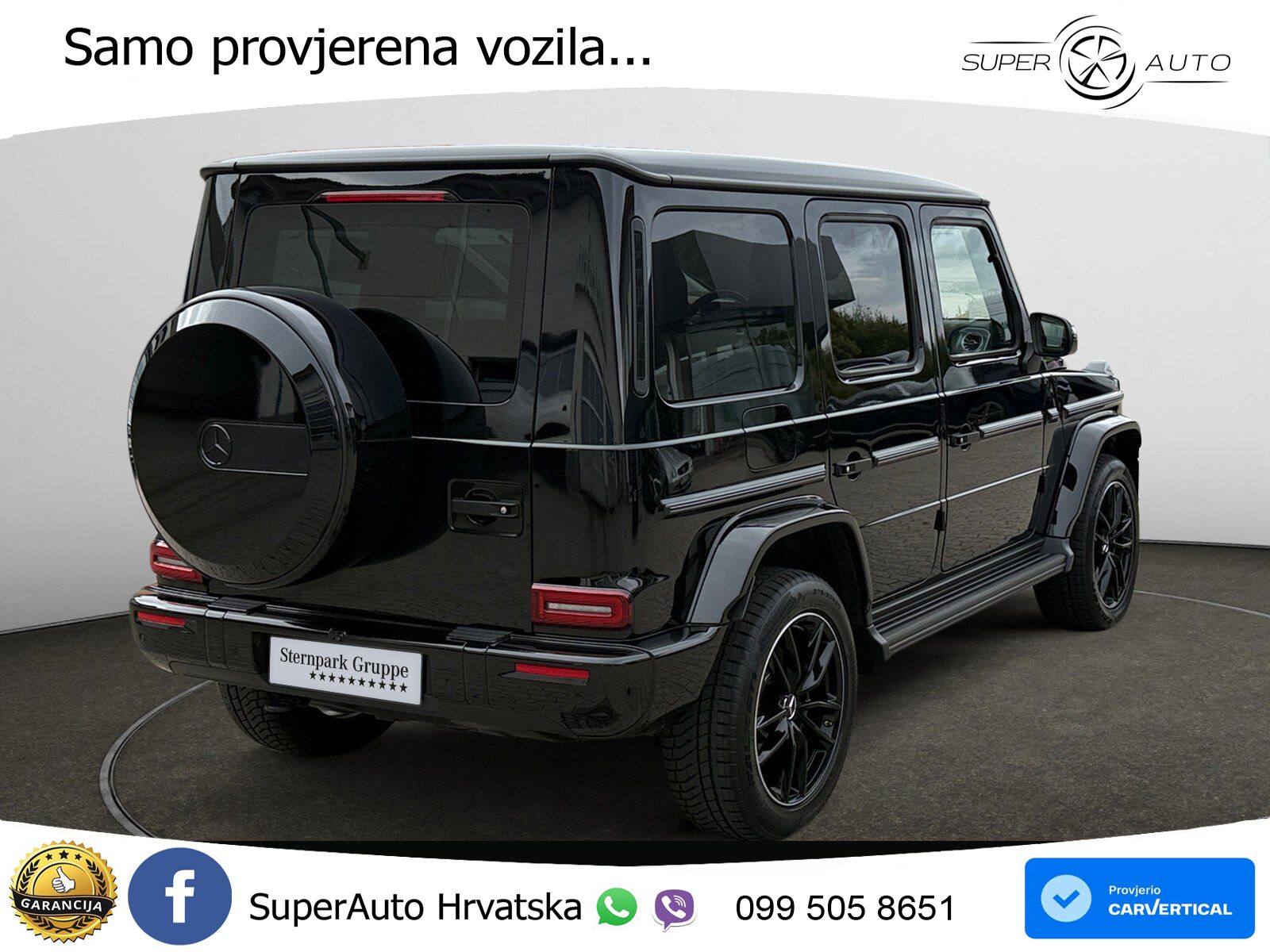 Mercedes G 450d Long (367 KS) 4MATIC 9G-TRONIC AMG LED+GR SJED+ACC