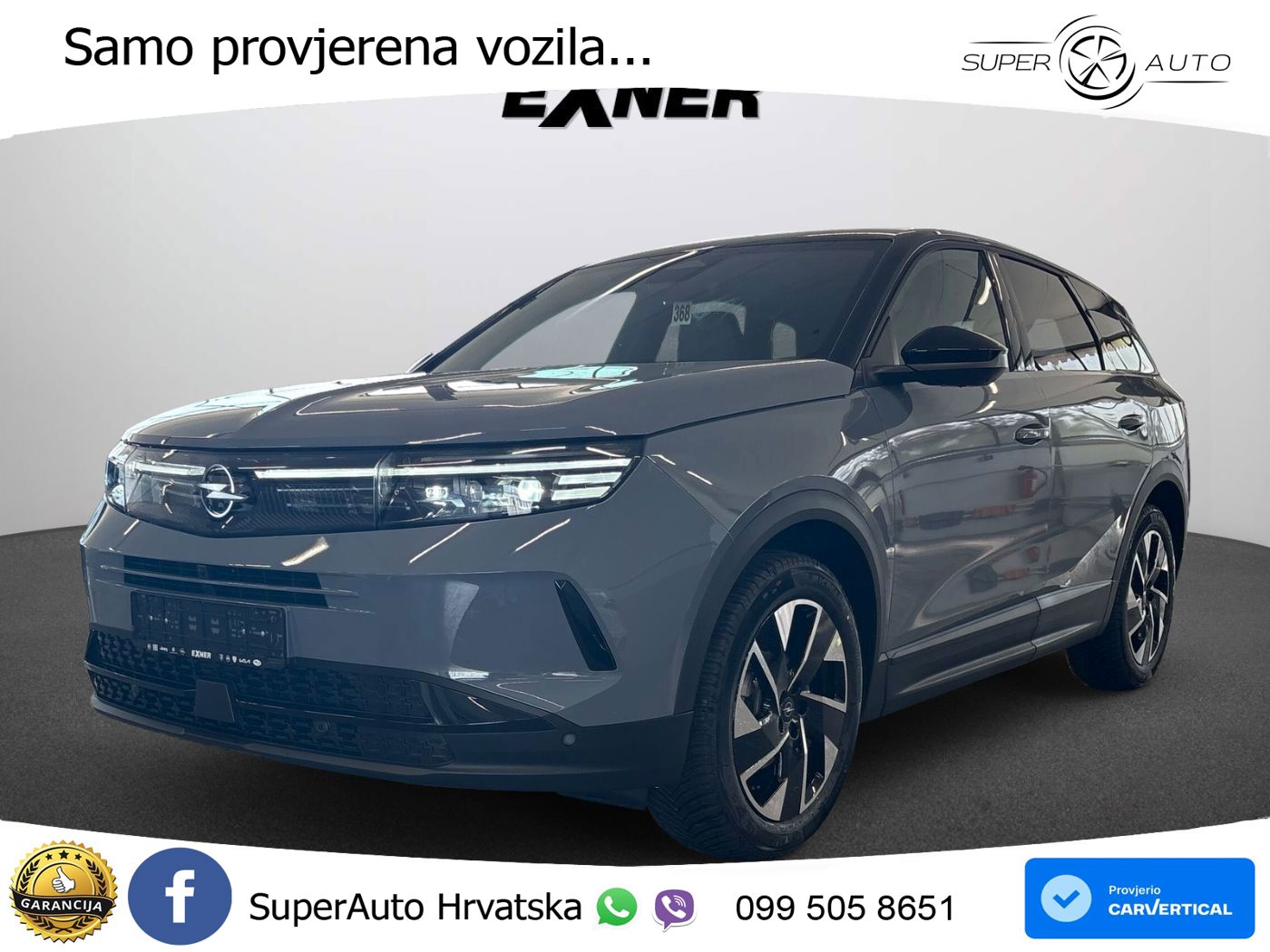Opel Grandland 1.2 Turbo (145 KS) Hybrid eDCT GS LED+GR SJED+ACC