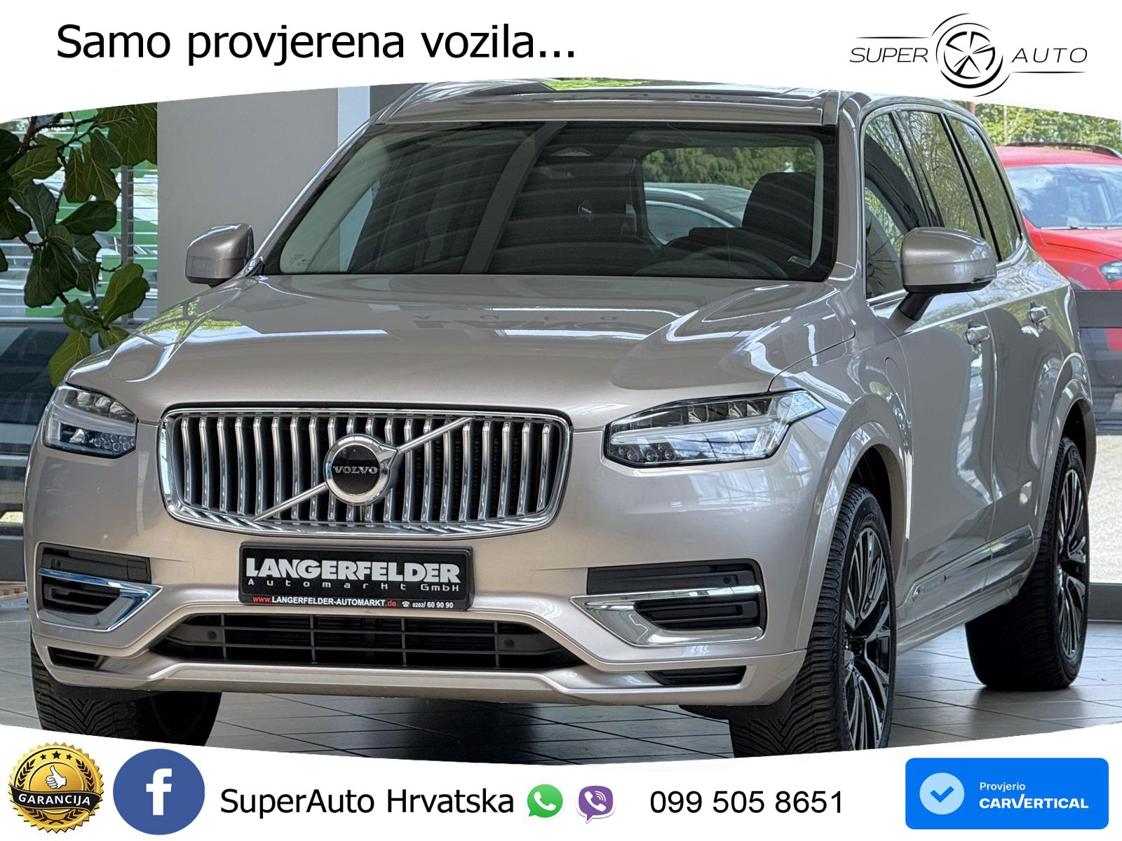 Volvo XC90 2.0 T8 AWD Automatic LED+GR SJED+ACC