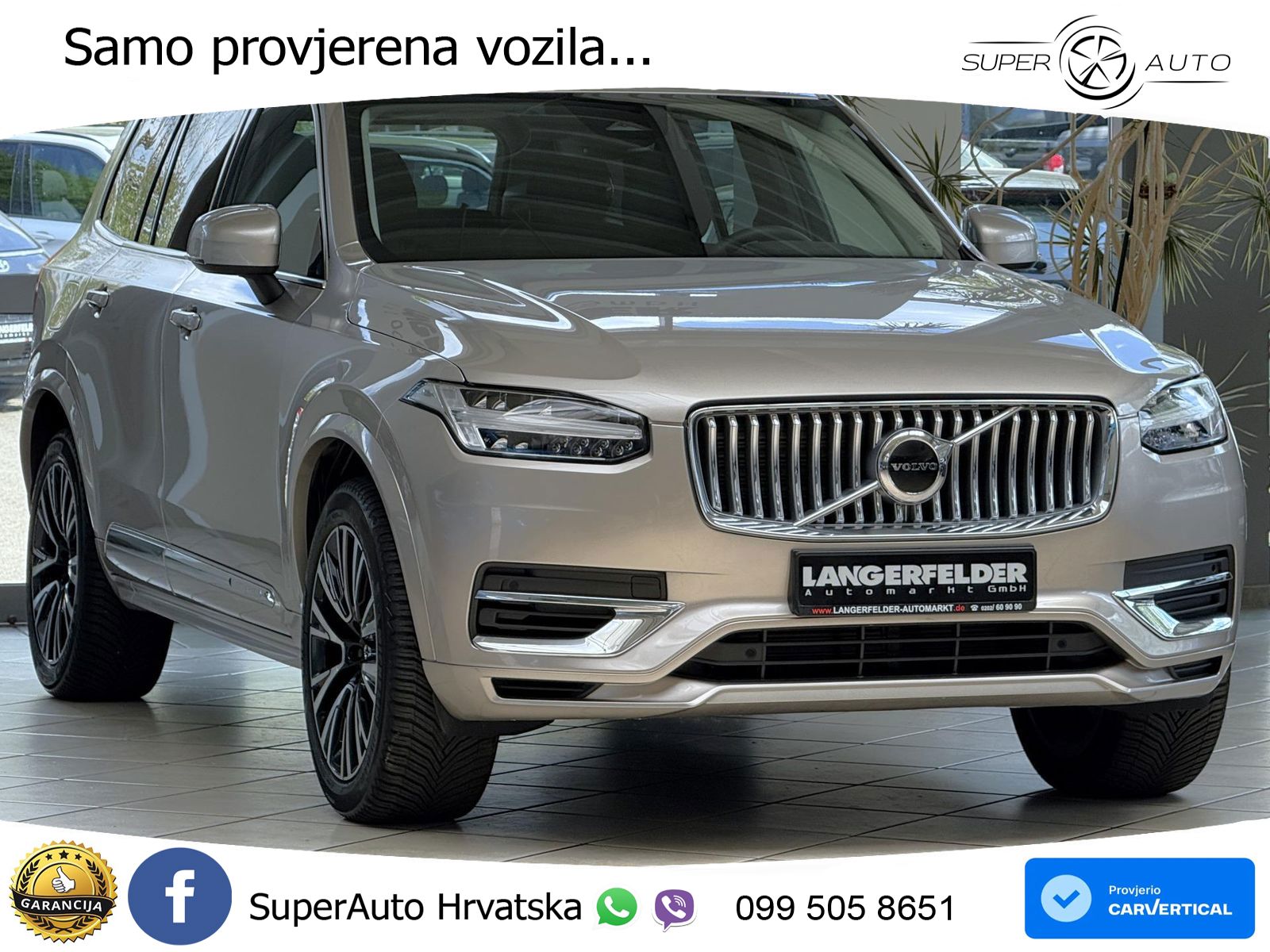 Volvo XC90 2.0 T8 AWD Automatic LED+GR SJED+ACC