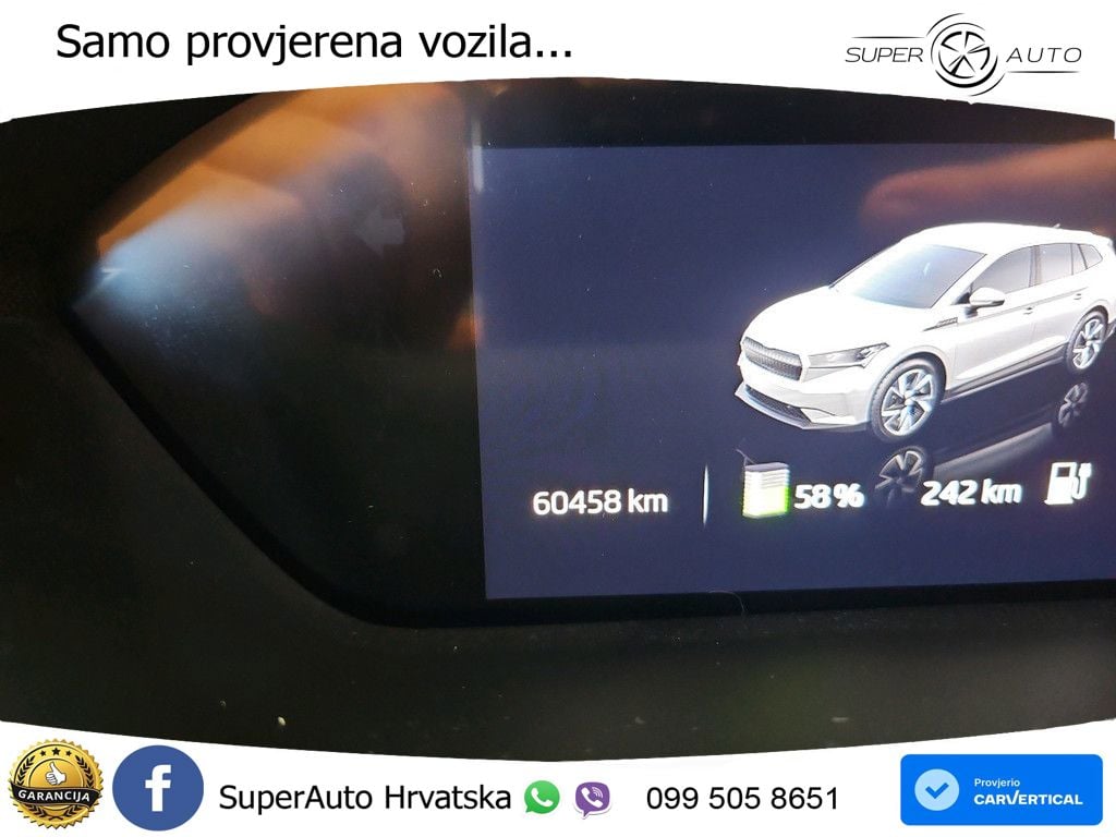 Škoda Enyaq iV 80x 82 kWh (265 KS) AWD LED+GR SJED+ACC