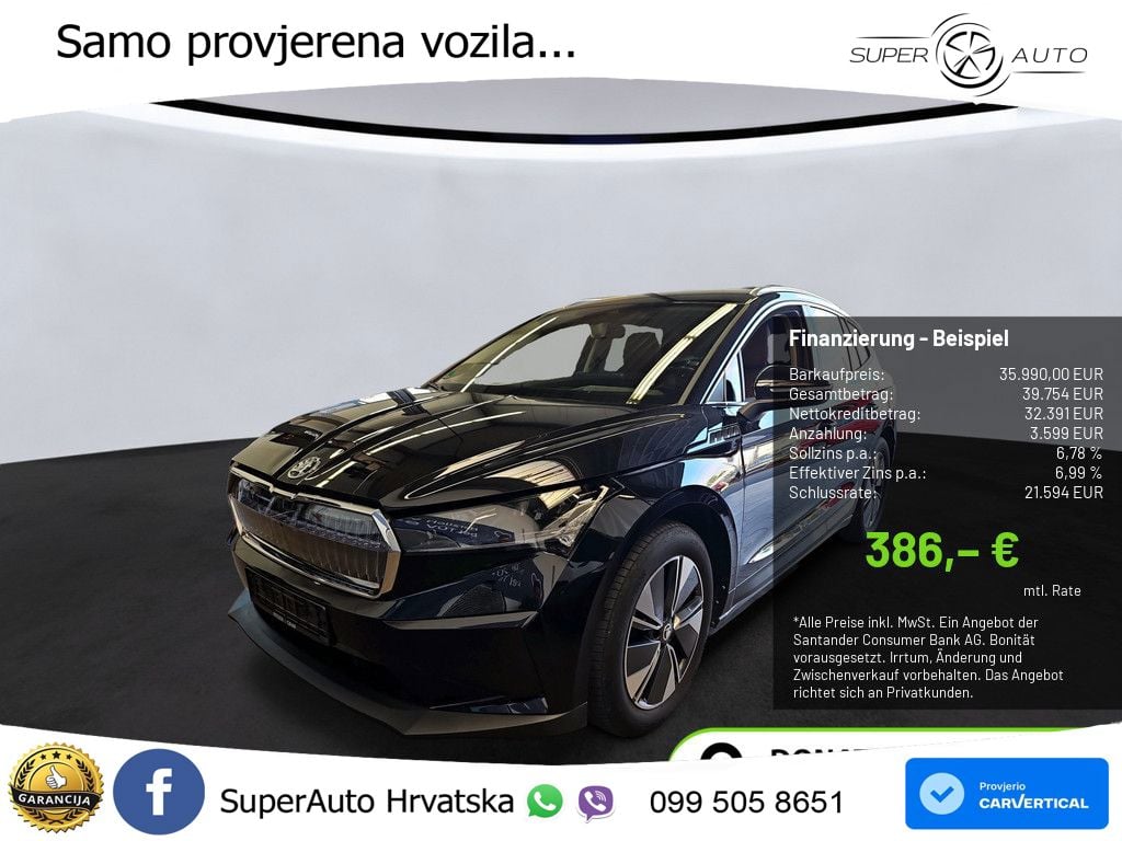 Škoda Enyaq iV 80x 82 kWh (265 KS) AWD LED+GR SJED+ACC