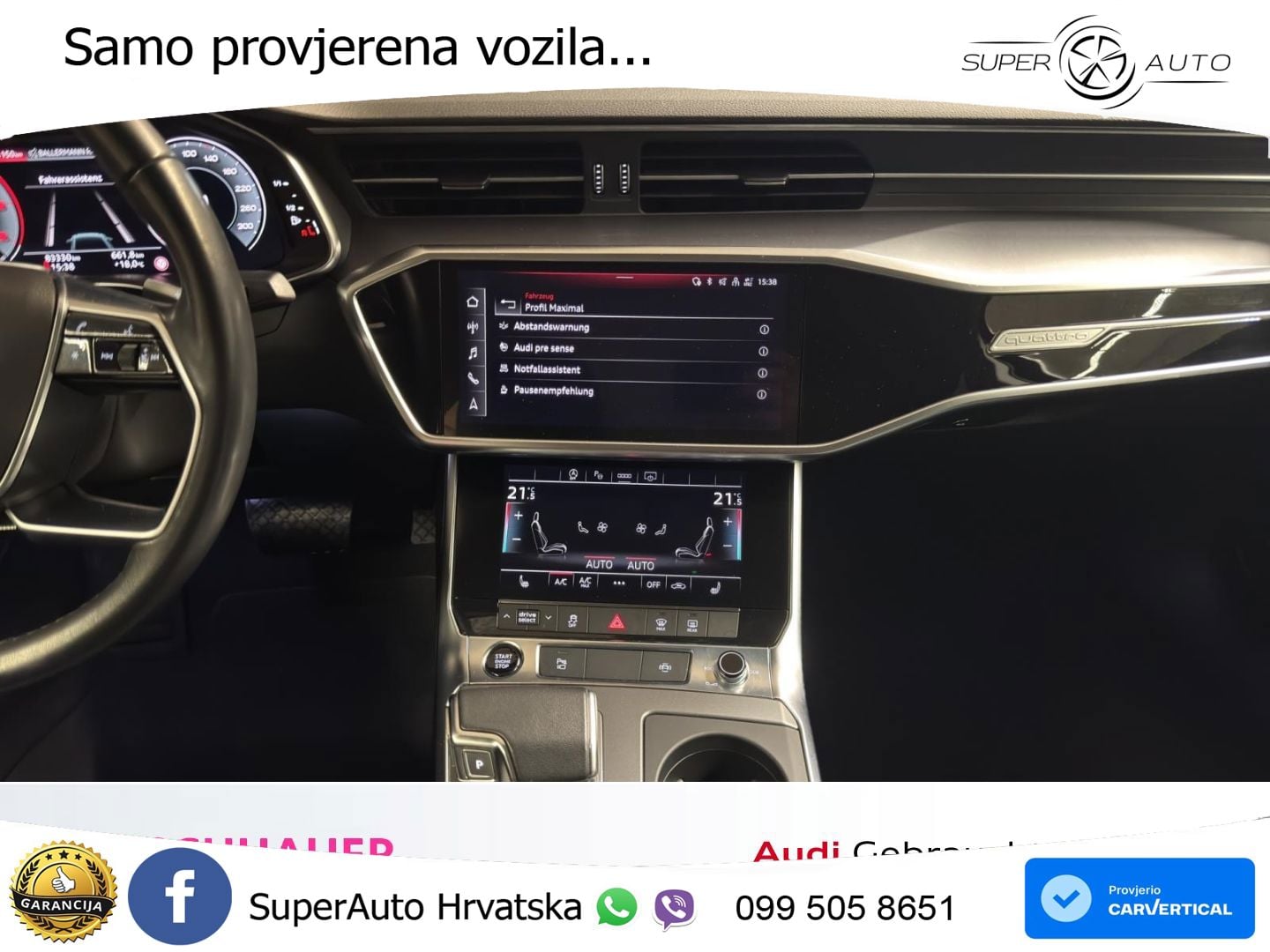 Audi A6 45 TDI V6 (245 KS) quattro ultra S tronic LED+GR SJED+ACC