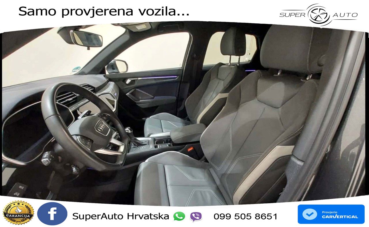 Audi Q3 Sportback 35 TDI (150 KS) S tronic S line LED+GR SJED+ACC