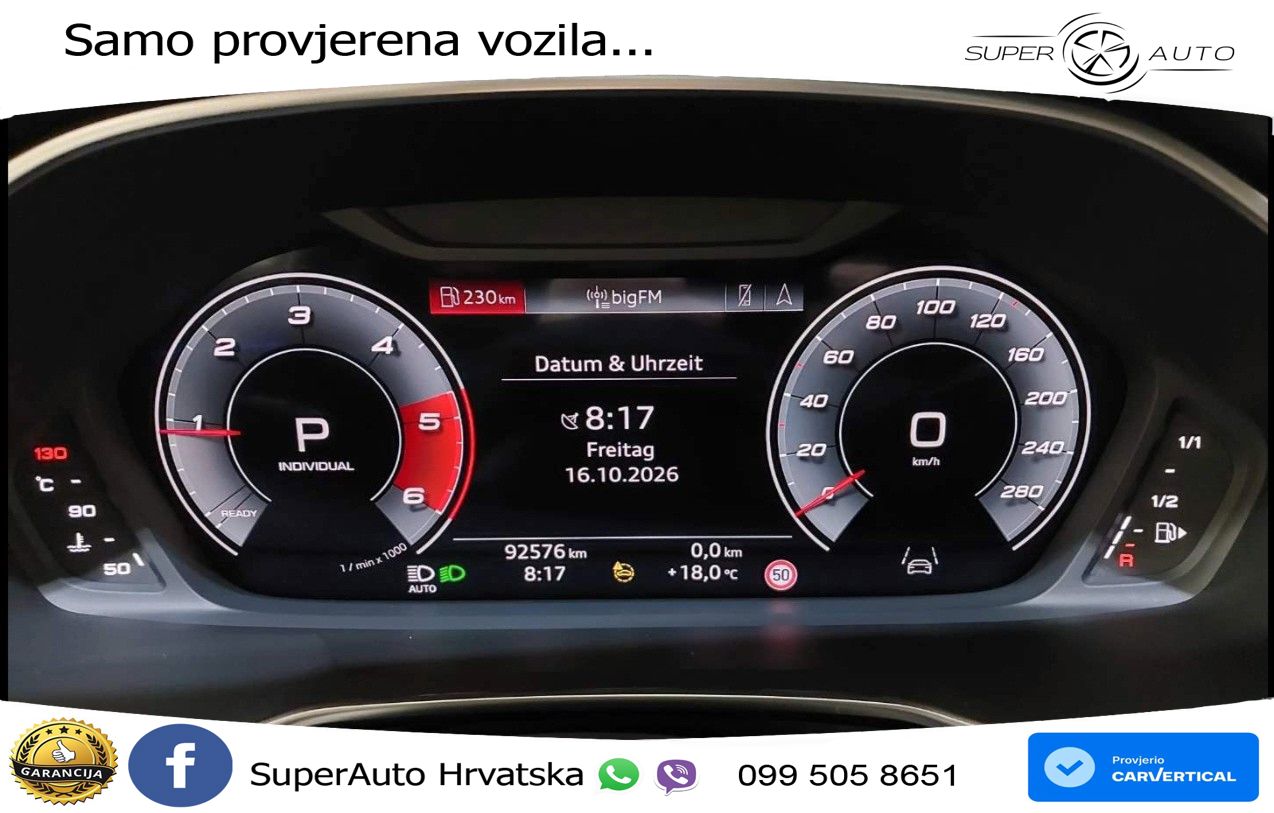 Audi Q3 Sportback 35 TDI (150 KS) S tronic S line LED+GR SJED+ACC