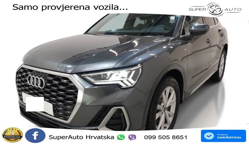 Audi Q3 Sportback 35 TDI (150 KS) S tronic S line LED+GR SJED+ACC