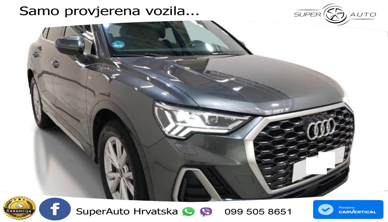 Audi Q3 Sportback 35 TDI (150 KS) S tronic S line LED+GR SJED+ACC