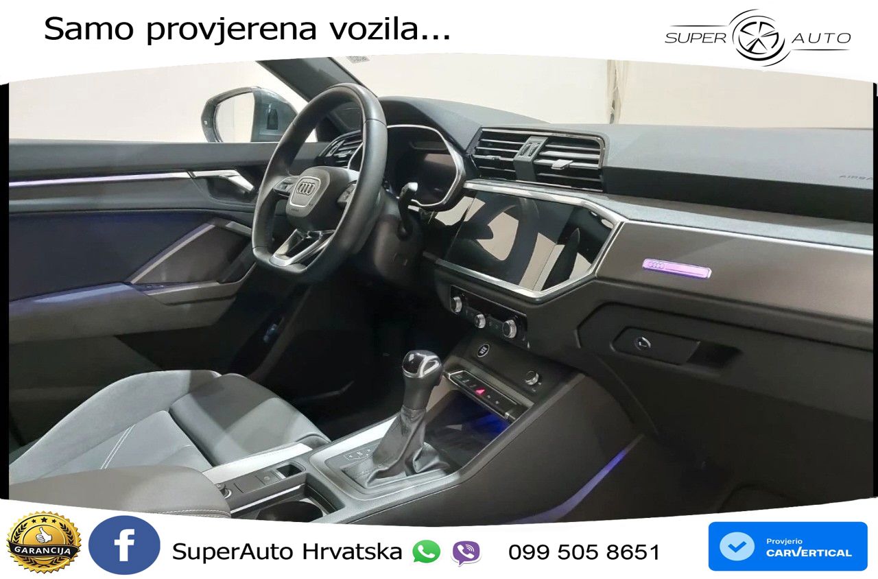 Audi Q3 Sportback 35 TDI (150 KS) S tronic S line LED+GR SJED+ACC