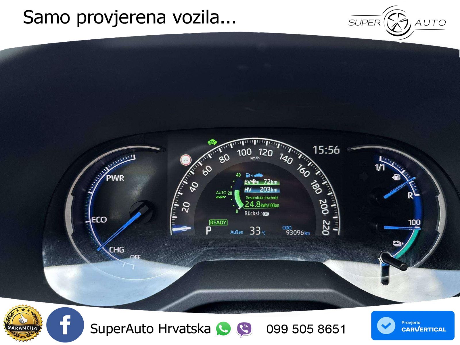 Toyota RAV4 Prime 2.5 D-4S (302 KS) Hybrid E-Four e-CVT LED+GR SJED+ACC