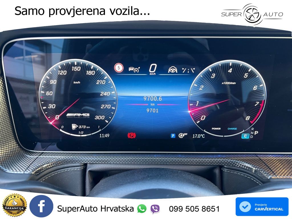 Mercedes AMG G 63 Long V8 (585 KS) 4MATIC 9G-TRONIC AMG SPEEDSHIFT TCT LED+GR SJED+ACC