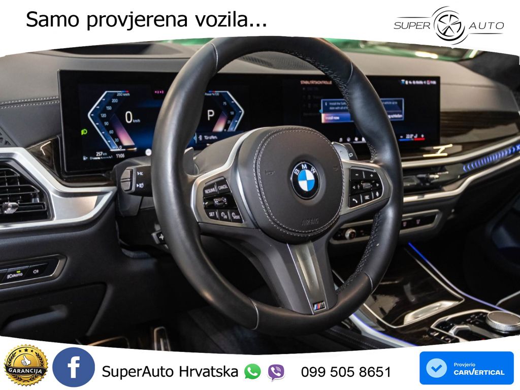 BMW X7 40i (381 KS) xDrive Steptronic ZRAČNI+ACC+GR SJED+KAM+PANO