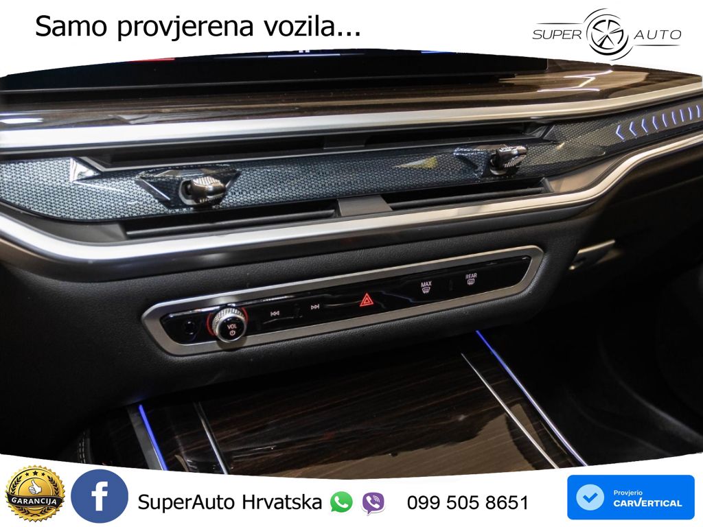 BMW X7 40i (381 KS) xDrive Steptronic ZRAČNI+ACC+GR SJED+KAM+PANO