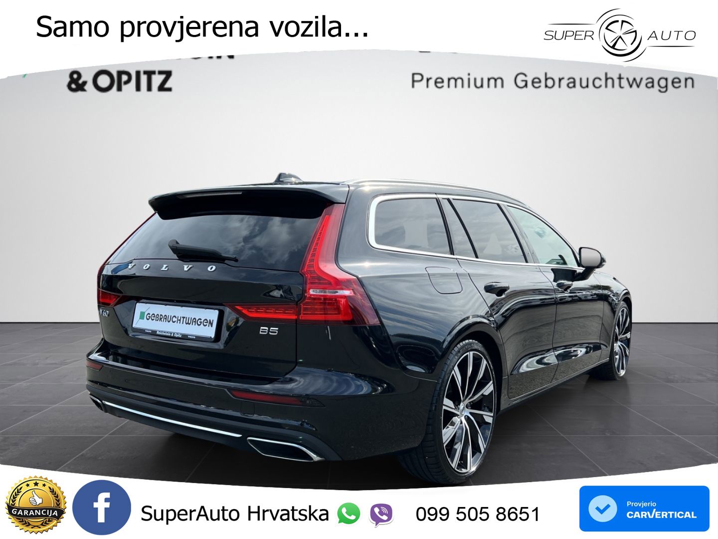 Volvo V60 2.0 B5 AWD Automatic ACC+HEAD+4xGR SJED+360+PANO