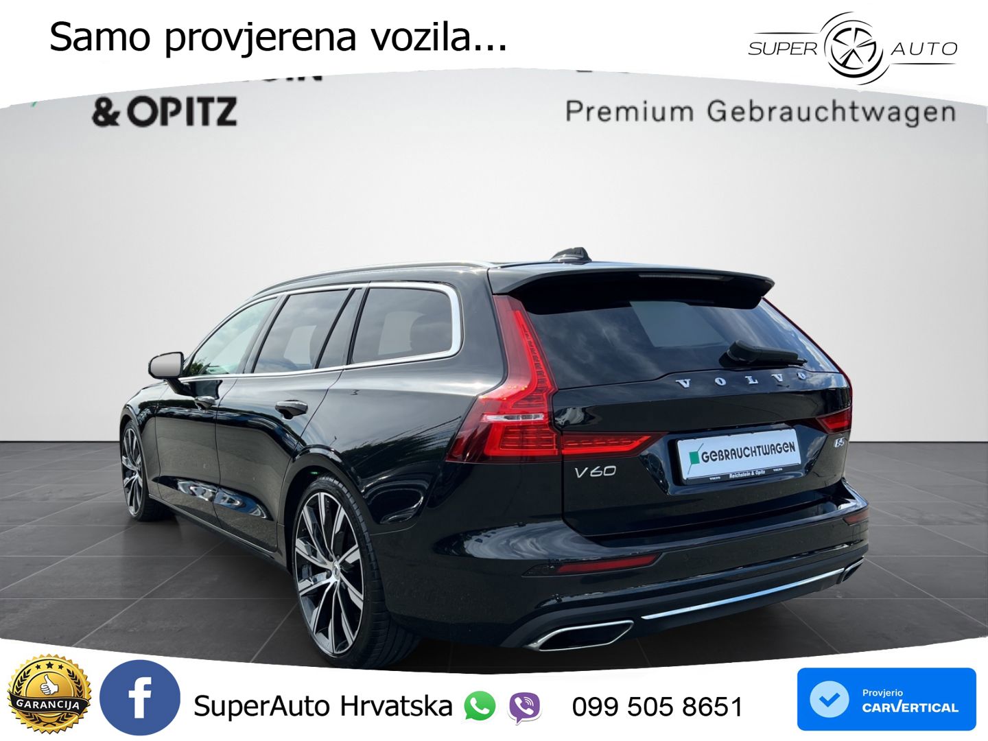 Volvo V60 2.0 B5 AWD Automatic ACC+HEAD+4xGR SJED+360+PANO