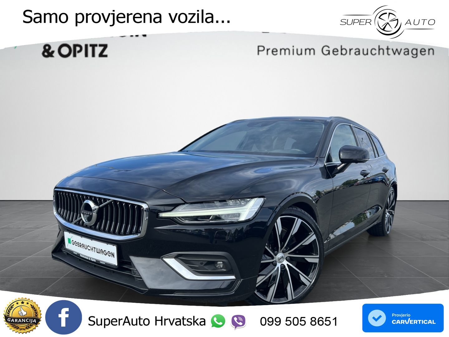 Volvo V60 2.0 B5 AWD Automatic ACC+HEAD+4xGR SJED+360+PANO