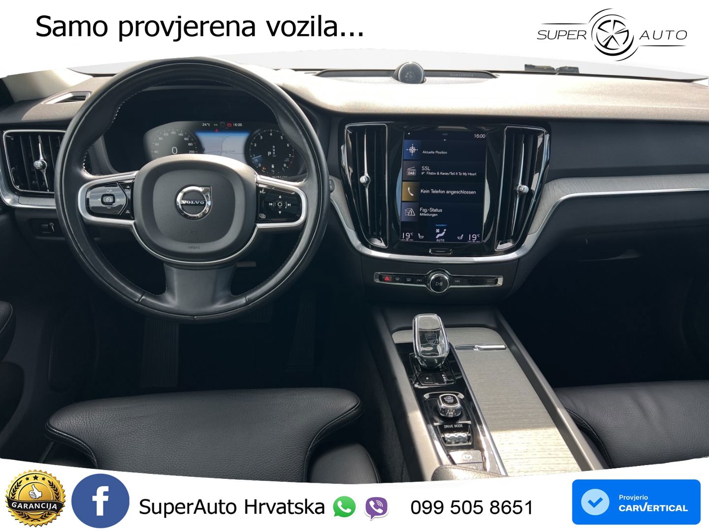 Volvo V60 2.0 B5 AWD Automatic ACC+HEAD+4xGR SJED+360+PANO