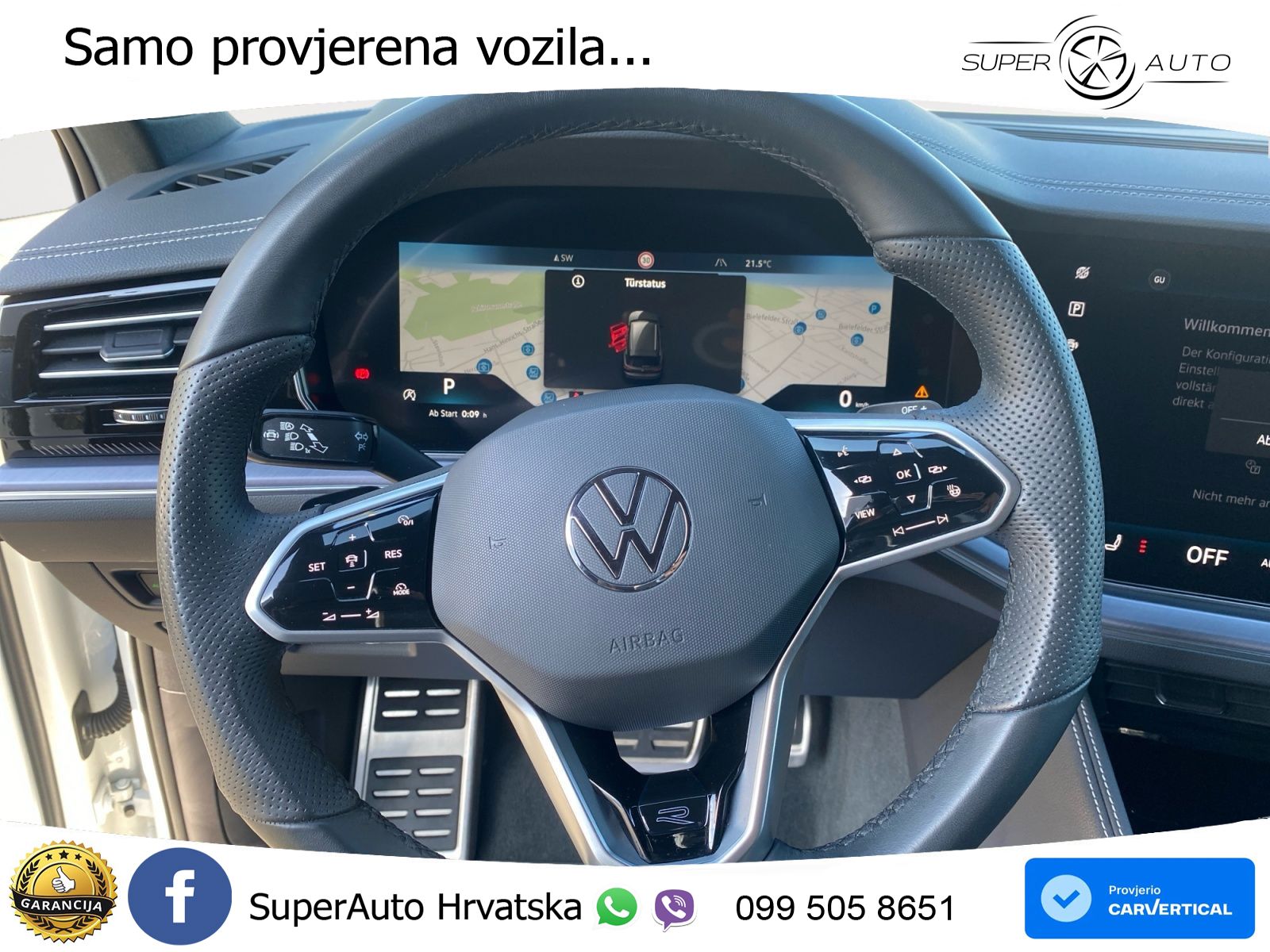 Volkswagen Touareg 3.0 V6 TDI (286 KS) 4MOTION Tiptronic ZRAČNI+ACC+4xGR SJED+KAM